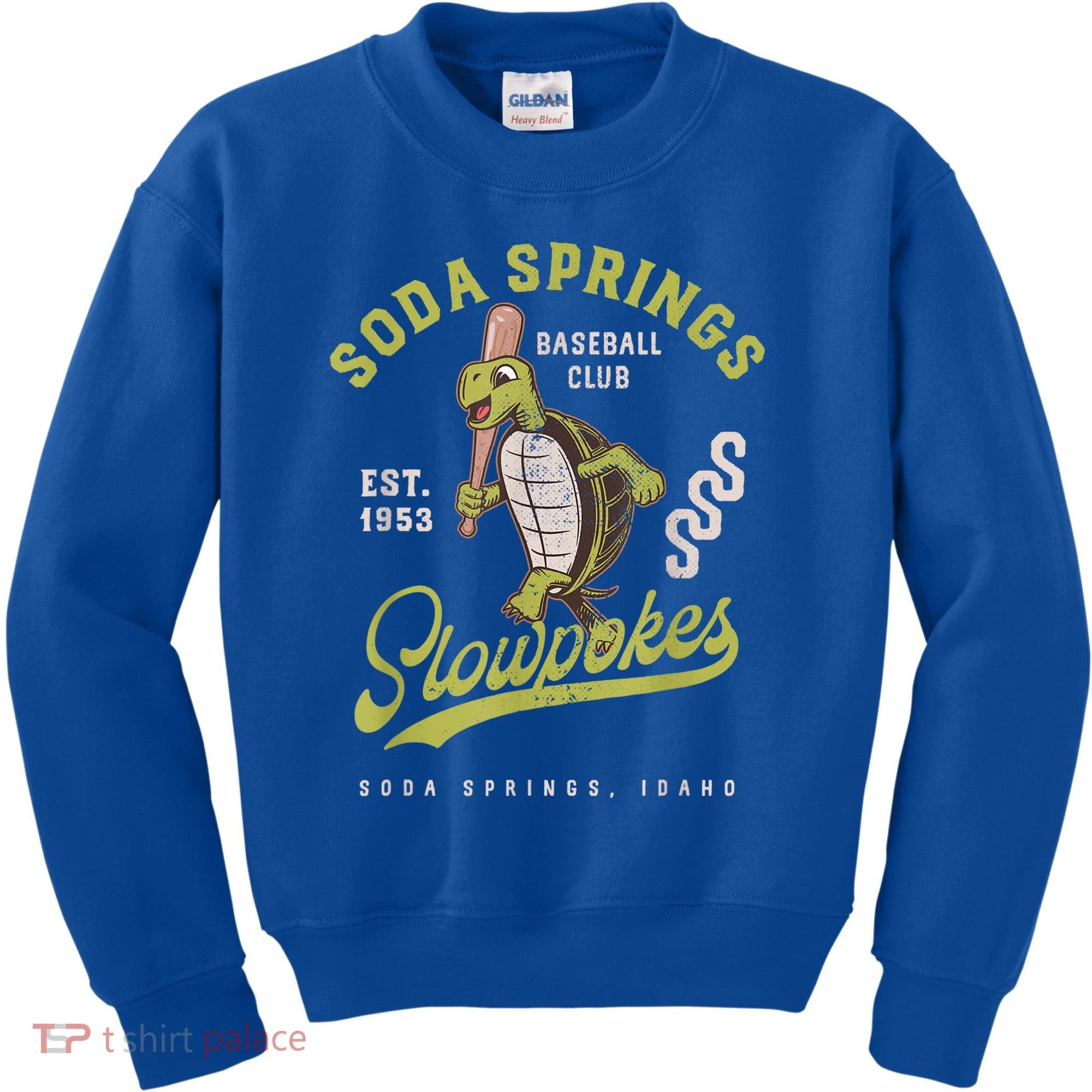 Soda Springs Slowpokes Retro Minor League Baseball Team Kids Sweatshirt
