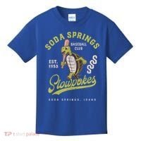 Soda Springs Slowpokes Retro Minor League Baseball Team Kids T-Shirt thumb 0