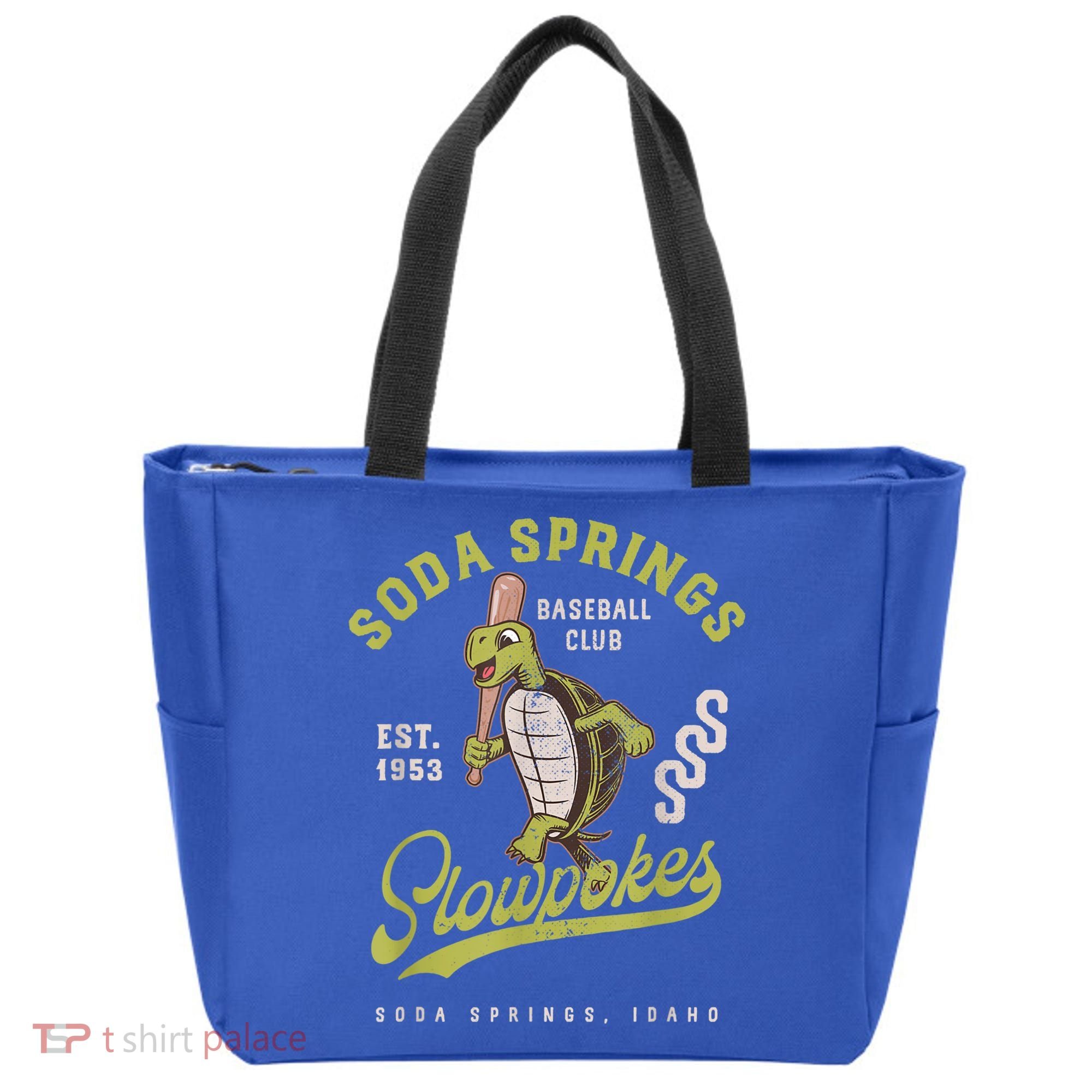 Soda Springs Slowpokes Retro Minor League Baseball Team Tote Bag