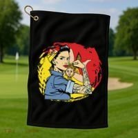 Sicilian Strong  Sicily Golf Towel thumb 1
