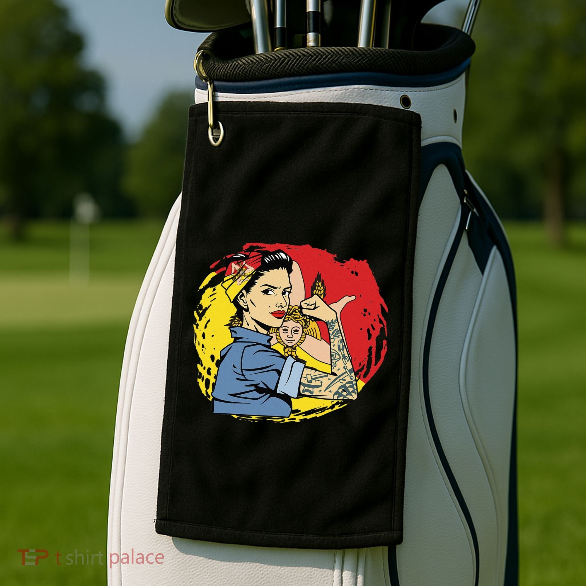 Sicilian Strong  Sicily Golf Towel