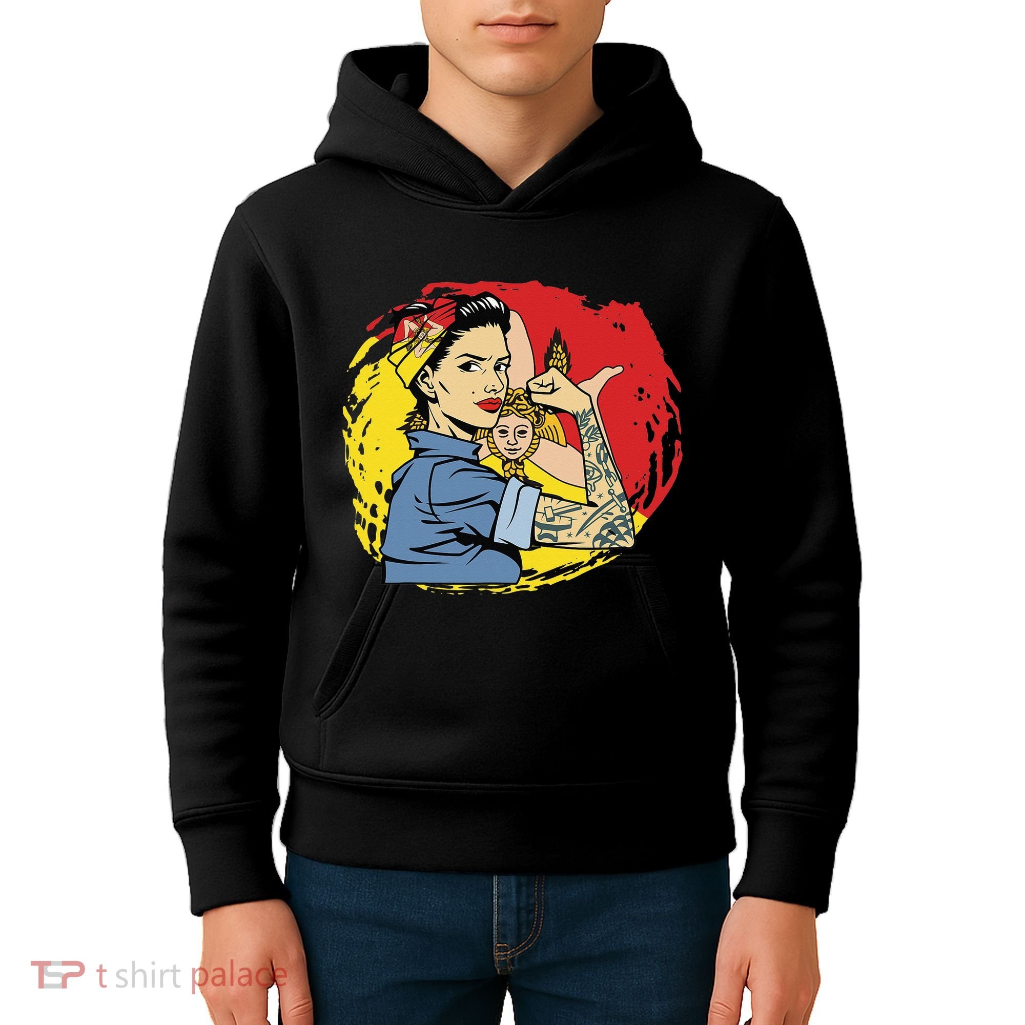 Sicilian Strong  Sicily Kids Hoodie