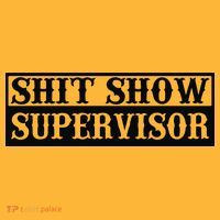 Shit Show Supervisor Pom Pom 12in Knit Beanie thumb 2