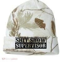 Shit Show Supervisor Kati Licensed 12" Camo Cuffed Beanie thumb 0