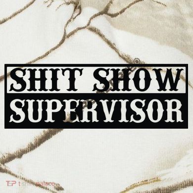 Shit Show Supervisor Kati Licensed 12" Camo Cuffed Beanie