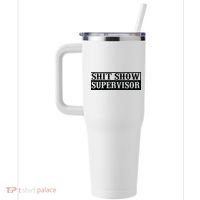 Shit Show Supervisor 40oz Vacuum Insulated Stainless Steel Travel Tumbler thumb 2