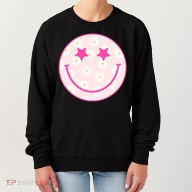 Sunflower Star Smiley Retro Women's Sweatshirt