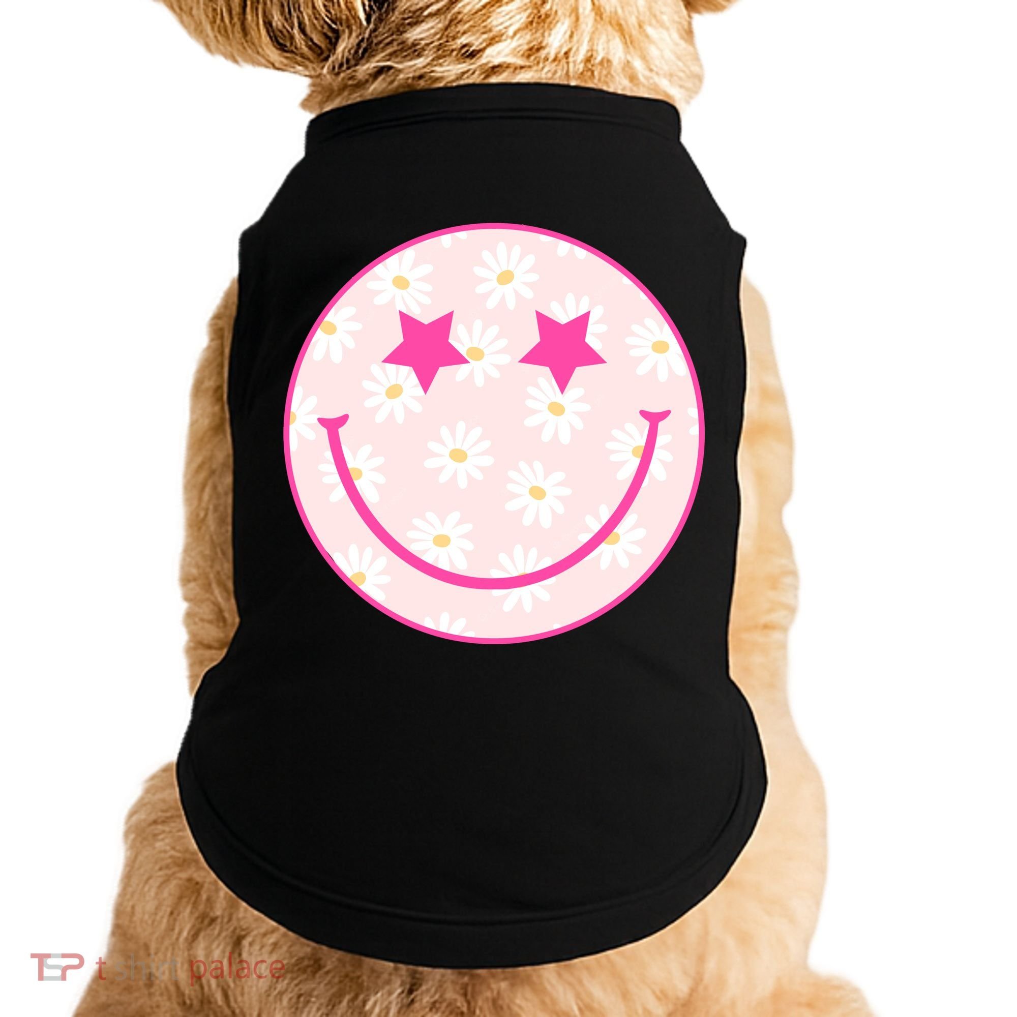 Sunflower Star Smiley Retro Doggie Tank