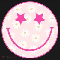 Sunflower Star Smiley Retro USA-Made Doggie Bandana thumb 2