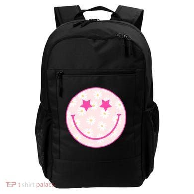 Sunflower Star Smiley Retro Backpack