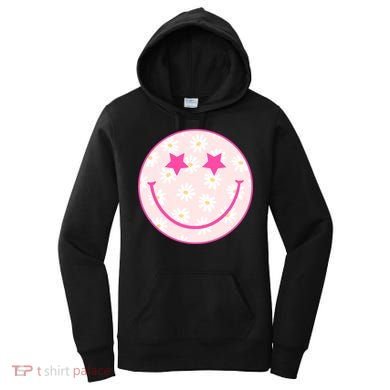Sunflower Star Smiley Retro Women's Hoodie