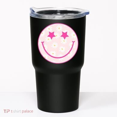 Sunflower Star Smiley Retro Tumbler