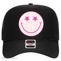 Sunflower Star Smiley Retro Hat thumb 0