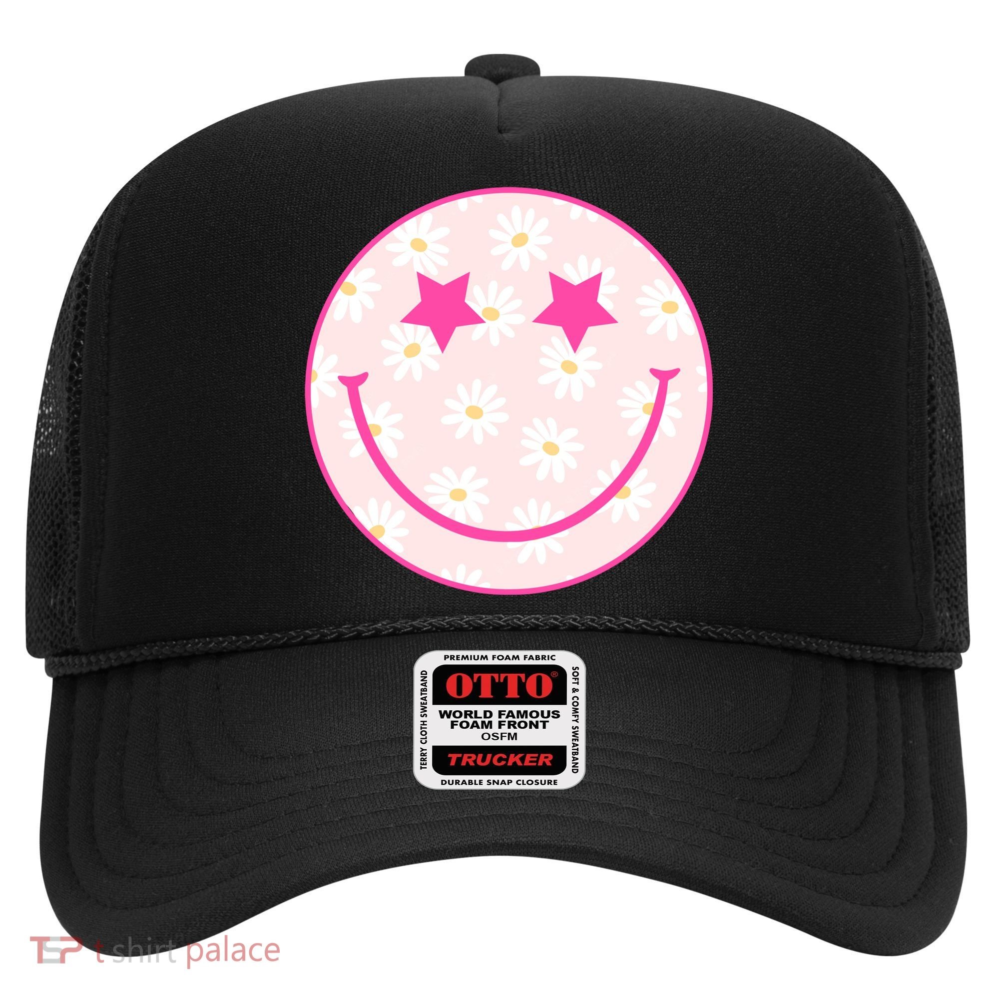 Sunflower Star Smiley Retro Hat