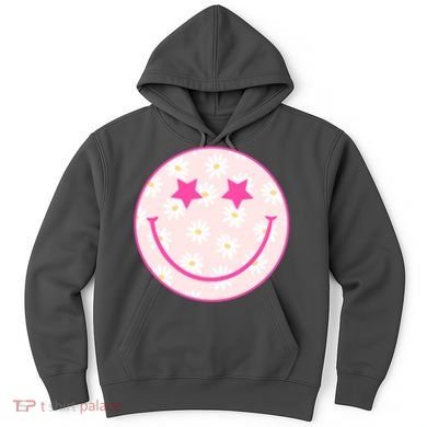 Sunflower Star Smiley Retro Hoodie