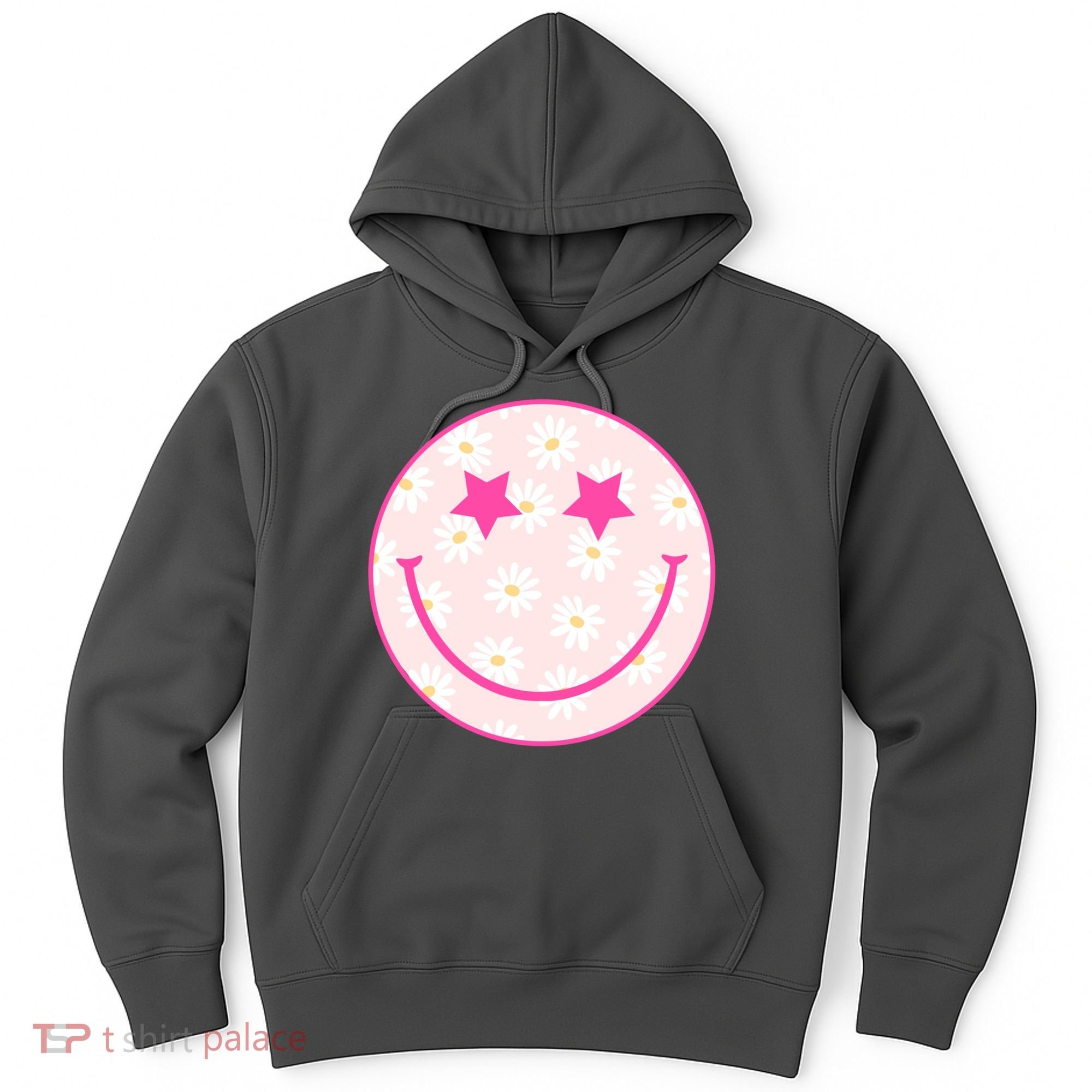 Sunflower Star Smiley Retro Hoodie
