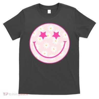 Sunflower Star Smiley Retro T-Shirt