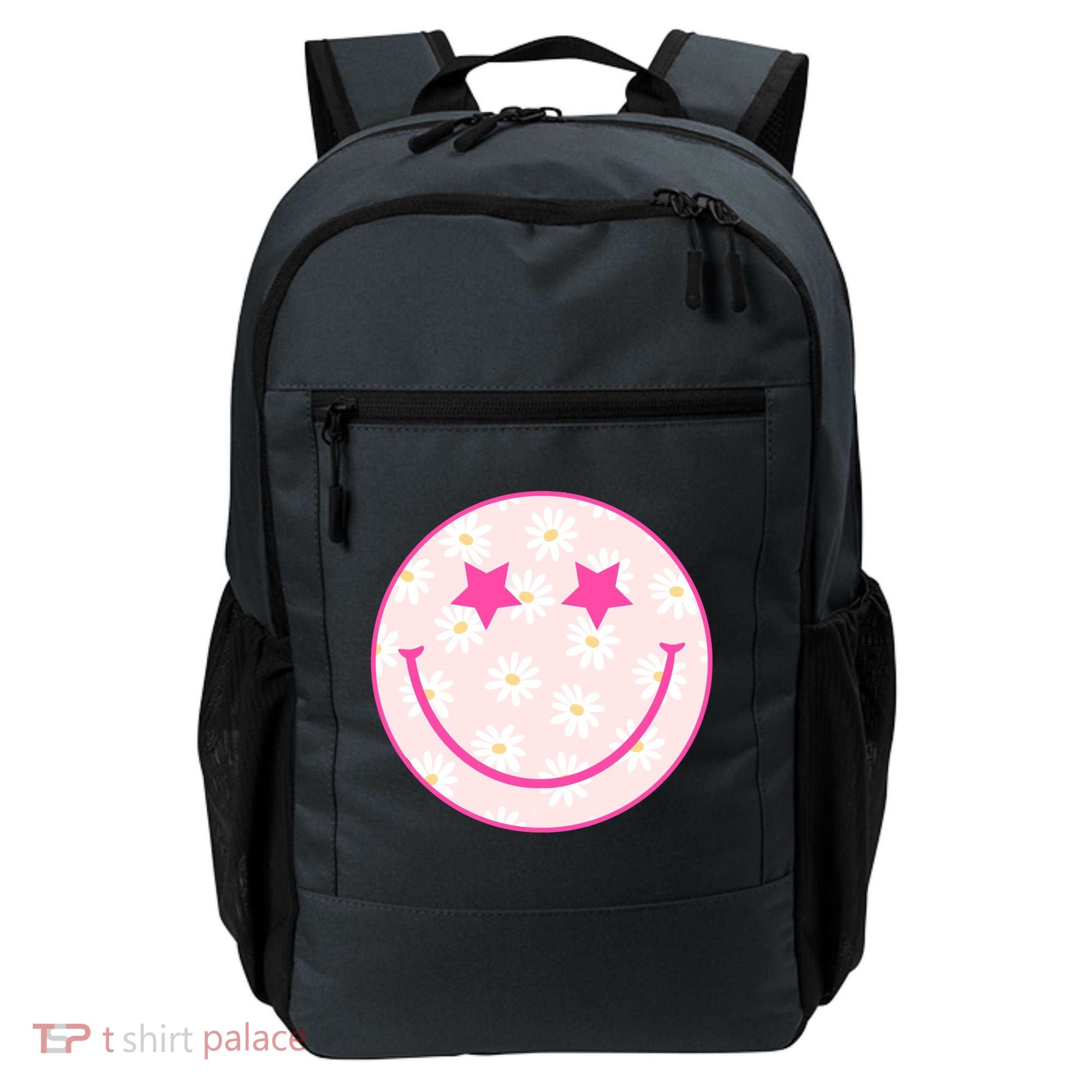Sunflower Star Smiley Retro Backpack