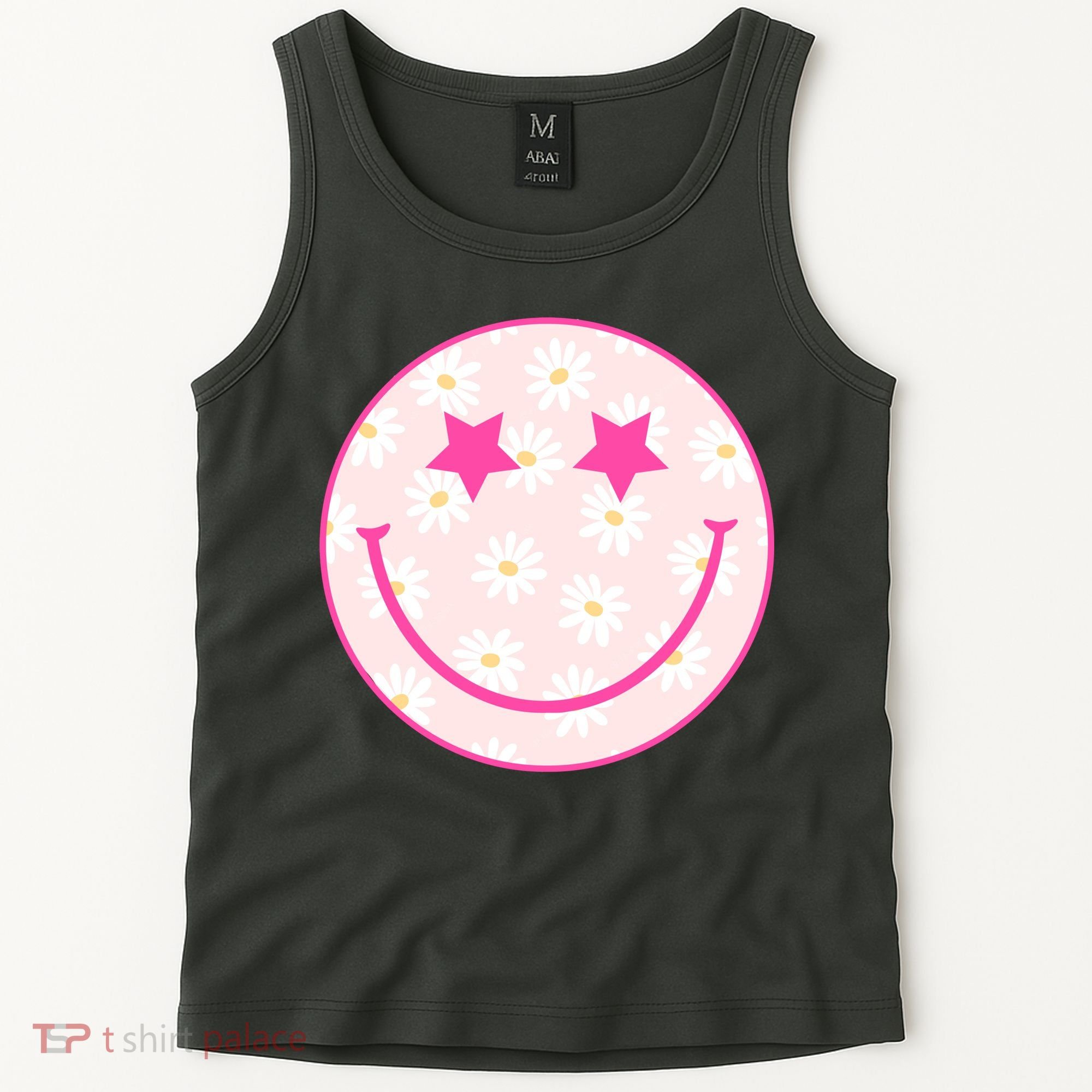 Sunflower Star Smiley Retro Tank Top