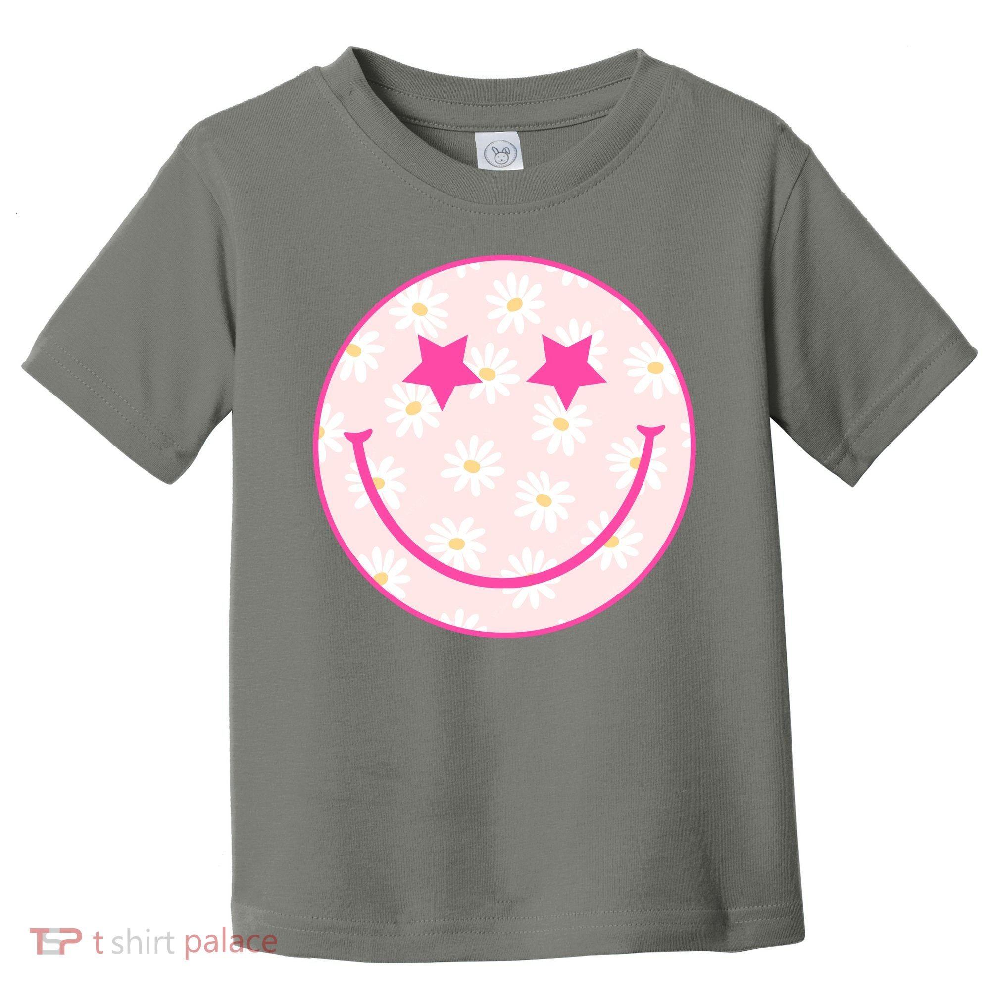 Sunflower Star Smiley Retro Toddler T-Shirt