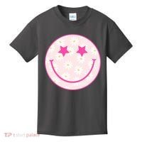 Sunflower Star Smiley Retro Kids T-Shirt thumb 0