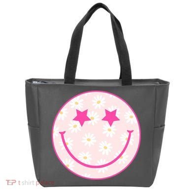 Sunflower Star Smiley Retro Bag