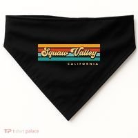 Sunset Stripes Squaw Valley California USA-Made Doggie Bandana thumb 0