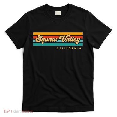 Sunset Stripes Squaw Valley California T-Shirt