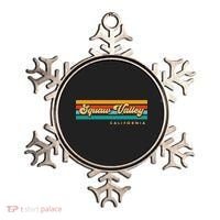 Sunset Stripes Squaw Valley California Ornament thumb 0