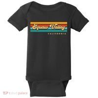 Sunset Stripes Squaw Valley California Baby Bodysuit thumb 0