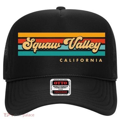 Sunset Stripes Squaw Valley California Hat