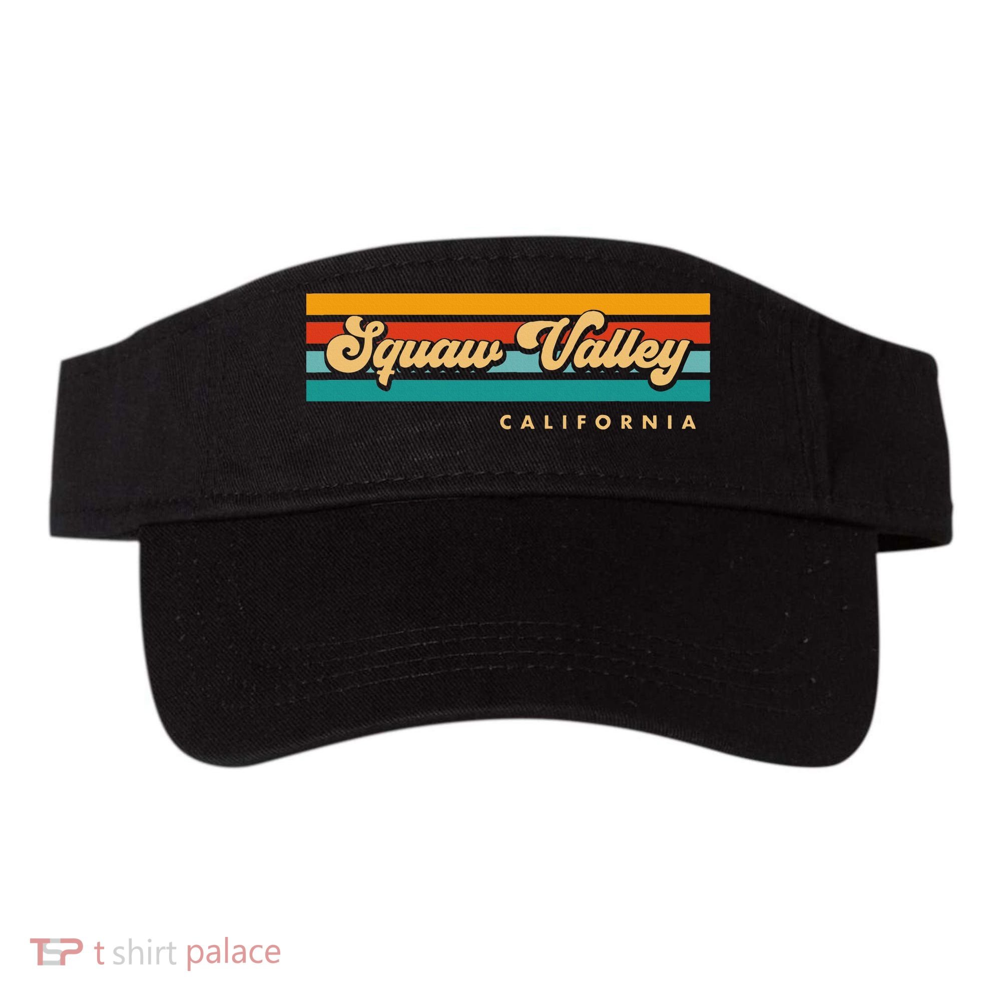 Sunset Stripes Squaw Valley California Visor