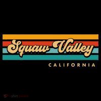 Sunset Stripes Squaw Valley California Kids Sweatshirt thumb 2
