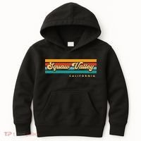 Sunset Stripes Squaw Valley California Kids Hoodie thumb 0