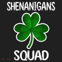 Shenanigans Squad st patrick green shamrocks Clover  Women's Sweatshirt thumb 2