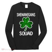 Shenanigans Squad st patrick green shamrocks Clover  Long Sleeve Shirt thumb 0
