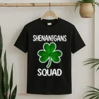 Shenanigans Squad st patrick green shamrocks Clover  T-Shirt thumb 2
