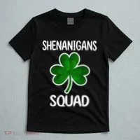 Shenanigans Squad st patrick green shamrocks Clover  T-Shirt thumb 5