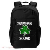 Shenanigans Squad st patrick green shamrocks Clover  Backpack thumb 0