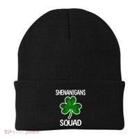 Shenanigans Squad st patrick green shamrocks Clover  Beanie thumb 0