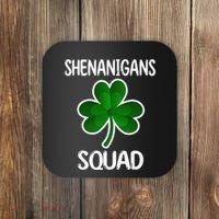 Shenanigans Squad st patrick green shamrocks Clover  Coaster thumb 0
