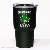 Shenanigans Squad st patrick green shamrocks Clover  Tumbler thumb 0
