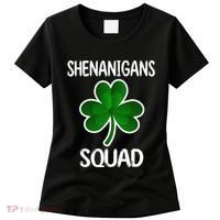 Shenanigans Squad st patrick green shamrocks Clover  Women's T-Shirt thumb 0
