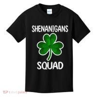 Shenanigans Squad st patrick green shamrocks Clover  Kids T-Shirt thumb 0