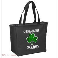 Shenanigans Squad st patrick green shamrocks Clover  Tote Bag thumb 2
