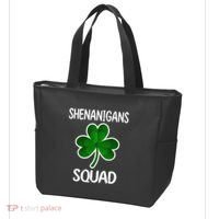 Shenanigans Squad st patrick green shamrocks Clover  Tote Bag thumb 3