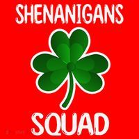 Shenanigans Squad st patrick green shamrocks Clover  Santa Hat thumb 1
