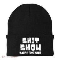 Shit Show Supervisor Funny Boss Manager Beanie thumb 0