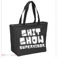 Shit Show Supervisor Funny Boss Manager Tote Bag thumb 2