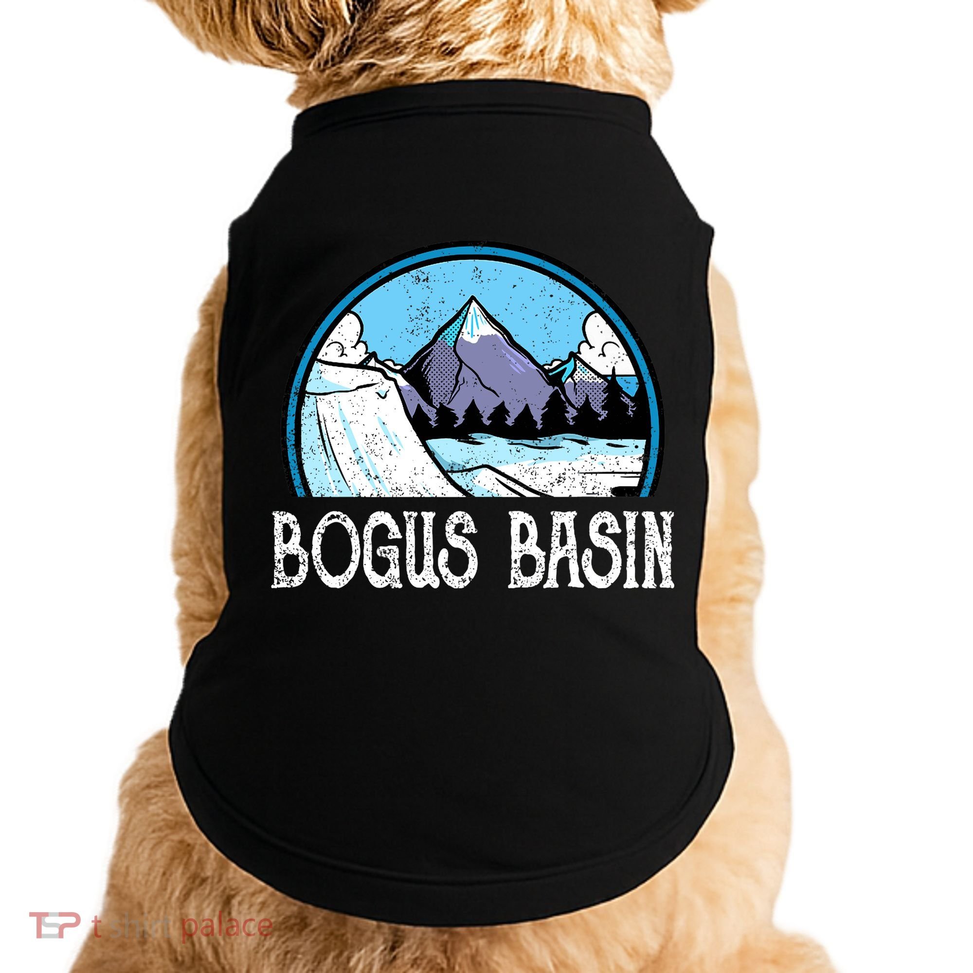 Skier Skiing Slopes Idaho Winter Mountains Bogus Basin Premium Doggie Tank